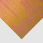 Funky Orange Pink Dots Ombre 薄葉紙 (詳細)