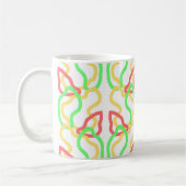 Funky pattern mug コーヒーマグカップ (左)