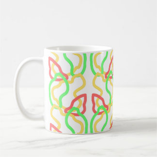 Funky pattern mug コーヒーマグカップ