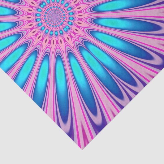 Funky Pink Blue Groovy 薄葉紙 (詳細)