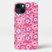 Funky Pink Flower Power  iPhoneケース (裏面)