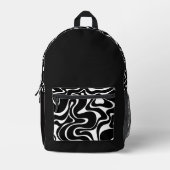 'Funky Psychedelic' Backpack  プリントバックパック (正面)