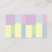 Funky Stork Cubism Handwritten Diaper Raffle エンクロージャーカード (裏面)