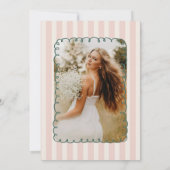 Funky Tini Bit Older Hand Drawn 30th Birthday 招待状 (裏面)