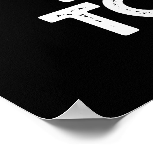 Funky Toe Jam Funny Music Pun Dark BG ポスター (角)