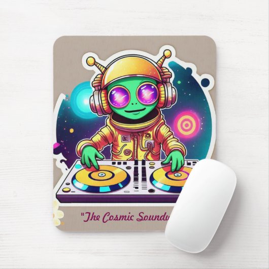 "Funky Vibes Only" マウスパッド (マウス)