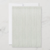 Funky Whimsical Christmas Green Bow Holiday Party 招待状 (裏面)