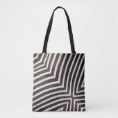 Funky Zebra Stripe Tote トートバッグ (正面)