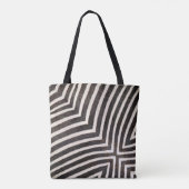 Funky Zebra Stripe Tote トートバッグ (裏面)