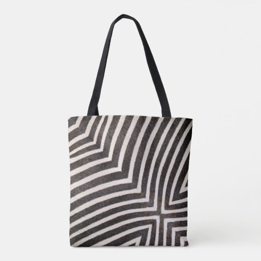 Funky Zebra Stripe Tote トートバッグ (裏面)