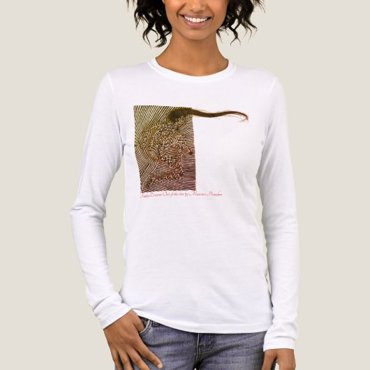 FunkyDreams Out of the line - Massimo Pietrobon Ta トライブレンドＴシャツ (正面)