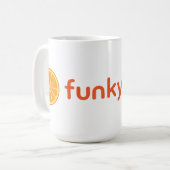 Funkyfresh.com オフィシャルロゴ マグカップ (正面左)