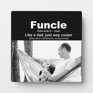 Funle Uncle定義フォトパーソナライズされたー フォトプラーク