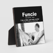 Funle Uncle定義フォトパーソナライズされたー フォトプラーク (正面)
