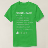 Funnel Cake Definition Meaning  Funny  Tシャツ (デザイン正面)