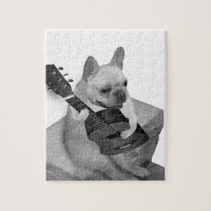 funnfrenchbulldog-guitar-items ジグソーパズル