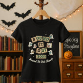 Funnny Halloween Phonics Teacher Sound It Out Boo Tシャツ