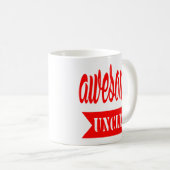 funny叔父さんMug Awesome叔父さんの叔父さん引用文のギフト コーヒーマグカップ (正面右)