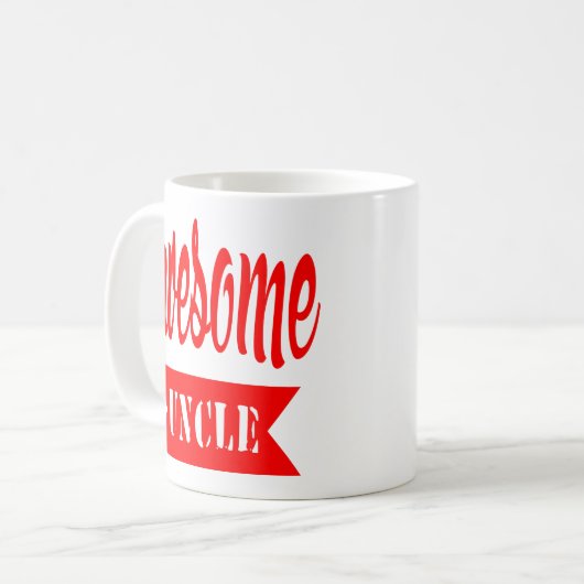 funny叔父さんMug Awesome叔父さんの叔父さん引用文のギフト コーヒーマグカップ (正面左)