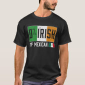 Funny 0 IRISH 100 Mexican ST PATRICK'S DAY Retro F Tシャツ (正面)