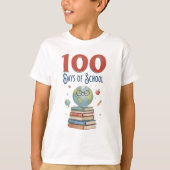 Funny 100 days of school tシャツ (正面)