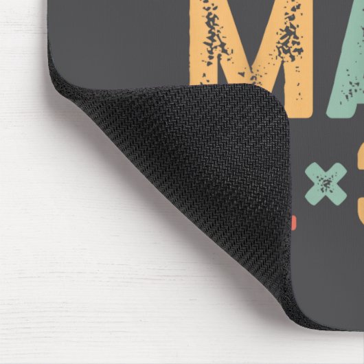 Funny 100 Days School Math Equation Do The Math 10 マウスパッド (コーナー)