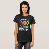 Funny 100 Days Smarter Happy 100th Day Of School S Tシャツ (正面フル)