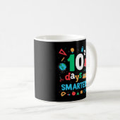 Funny 100 Days Smarter Of School Math Teacher Outf コーヒーマグカップ (正面右)