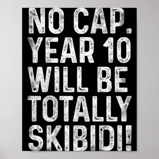 Funny 10 Year Old Bday Boy 10th Birthday Born In 2 ポスター (正面)