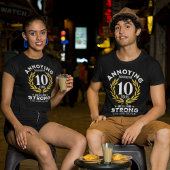 Funny 10th Anniversary for couples Tシャツ