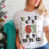 Funny 12 Days of Christmas 67 6 7 Six Seven Meme Tシャツ