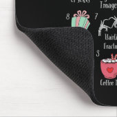 Funny 12 Days Of Radiology Christmas Radiate Xray マウスパッド (コーナー)