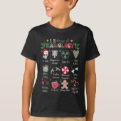 Funny 12 Days Of Radiology Christmas Radiate Xray  Tシャツ (正面)