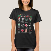 Funny 12 Days Of Radiology Christmas Radiate Xray  Tシャツ (正面)