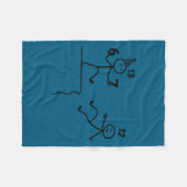 Funny 13th Birthday 6+7 Year Old Teenager Boys Kid フリースブランケット (正面(横))