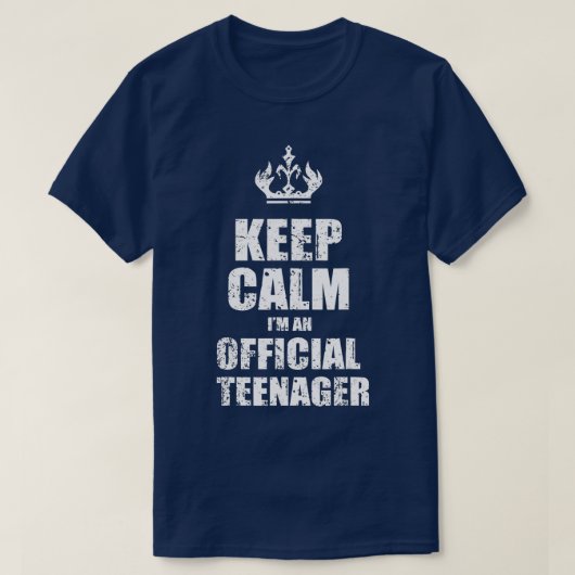 Funny 13th Birthday Gift Official nager 13 Year Ol Tシャツ (デザイン正面)