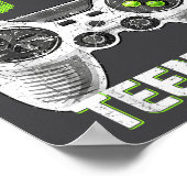 Funny 13th Birthday Teenager 6+7 Year Old Boys Kid ポスター (角)