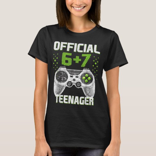 Funny 13th Birthday Teenager 6+7 Year Old Boys Kid Tシャツ (正面)