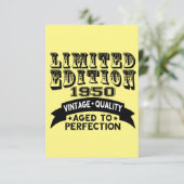 Funny 1950 Birthday Card Limited Edition サンキューカード (スタンド正面)
