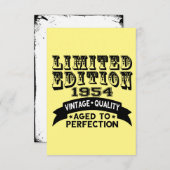 Funny 1954 Birthday Card Limited Edition サンキューカード (正面/裏面)