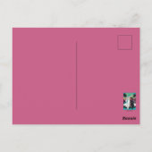 Funny 1980s Miami Themed ポストカード (裏面)