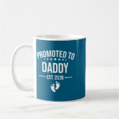 Funny 1st Time Dad Est 2026 New Dad New First Fath コーヒーマグカップ (左)