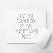 Funny 2007 Britney Motivational  マウスパッド (マウス)