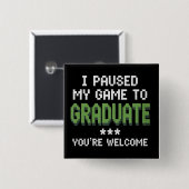 Funny 2025 Gamer Graduate Graduation 缶バッジ (正面&裏面)