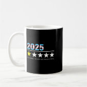 Funny 2025 Very Bad Would Not Recommend コーヒーマグカップ (左)