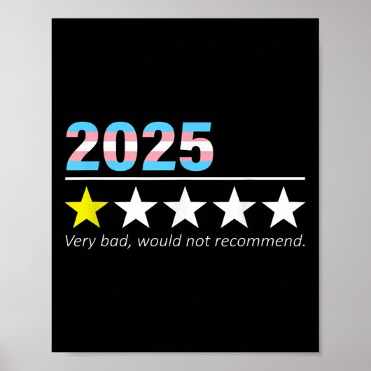 Funny 2025 Very Bad Would Not Recommend  ポスター (正面)