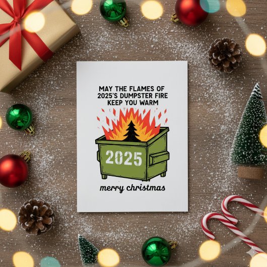 Funny 2026 Christmas Humor Greeting Holiday Card シーズンカード