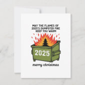 Funny 2026 Christmas Humor Greeting Holiday Card シーズンカード (正面)