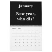 Funny 2026 Office Quote Calendar カレンダー (1月 2026)