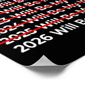 Funny 2026 Will Be My Year Quote - Happy New Year  ポスター (角)